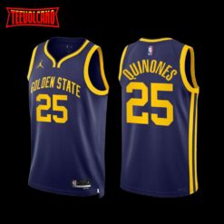 Golden State Warriors Lester Quinones 2022-23 Statement Edition Jersey Navy