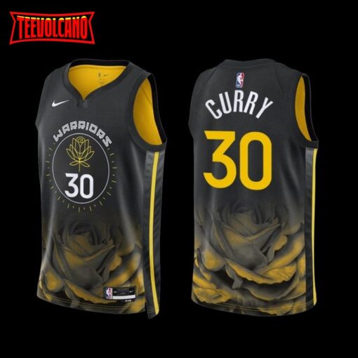 Golden State Warriors Stephen Curry 2022-23 Black City Edition Jersey