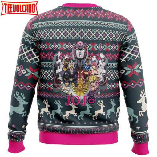 Golden Wind Jojo’s Bizarre Adventure Ugly Christmas Sweater