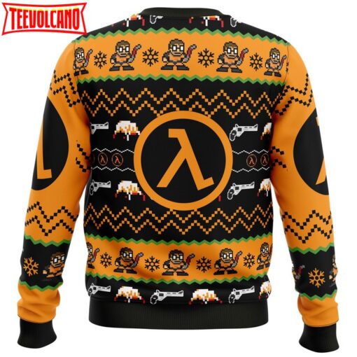 Gordon Freeman Half-Life Ugly Christmas Sweater