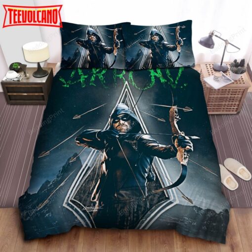 Green Arrow Oliver Queen Quote Bed Sheets Duvet Cover Bedding Sets