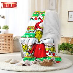 Grinch Design The Grinch Blanket With Striped