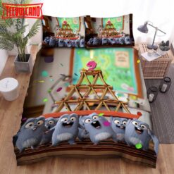 Grizzy And The Lemmings The Lemmings Birthday Duvet Cover Bedding Sets