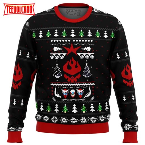 Gurren Lagann Logo Ugly Christmas Sweater