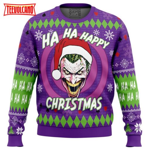 Ha ha ha happy Christmas Joker Christmas Sweater