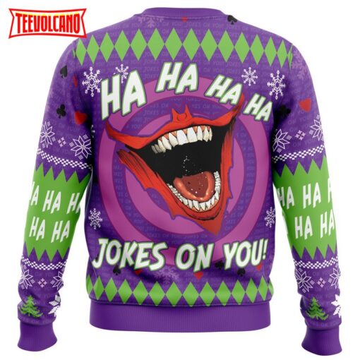 Ha ha ha happy Christmas Joker Christmas Sweater