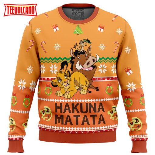 Hakuna Matata Ugly Christmas Sweater