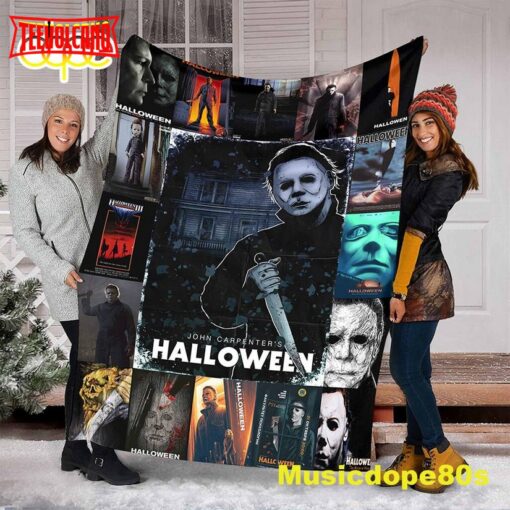 Halloween Movie Michael Myers Horror Killer Quilt Blanket