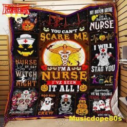 Halloween Nurse 3D All Over Printed Quilt Blanket