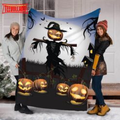 Halloween Pumpkin Gift Sherpa Blanket – Sherpa Blanket – Blanket Halloween Adult Throw