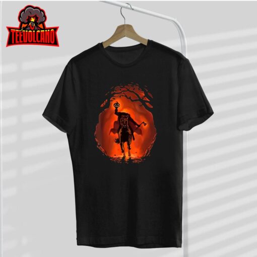 halloween scary pumpkin headless horseman T-Shirt