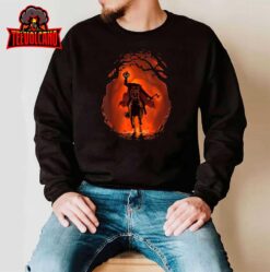 Halloween Scary Pumpkin Headless Horseman T-Shirt