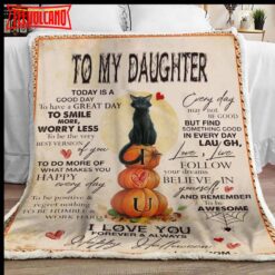 Halloween Today Is A Great Day Sherpa Blanket Halloween Adult Blanket, Halloween Gift