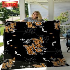 Halloween Trick Or Treat Throw – Blanket Halloween Adult Throw – Halloween Sherpa Blanket