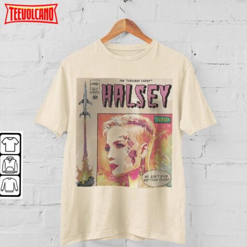 Halsey Comic 90S Vintage Closer Collage Album World Tour Ticket 2023 T Shirt