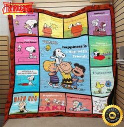 Happiness Is Snoopy The Peanuts Movie Snoopy Dog Blanket