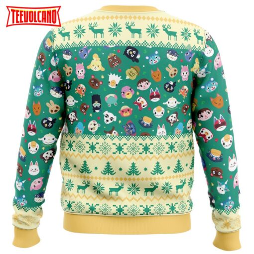 Happy Animal Villagers Animal Crossing Ugly Christmas Sweater