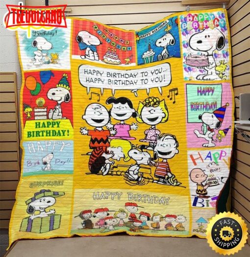 Happy Birthday To You Snoopy The Peanuts Movie Snoopy Dog Blanket