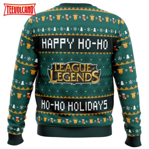 Happy Ho-Ho-Ho Holidays League of Legends Ugly Christmas Sweater