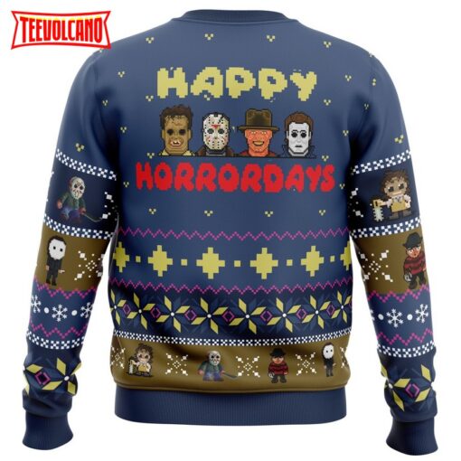 Happy Horrordays Halloween Ugly Christmas Sweater