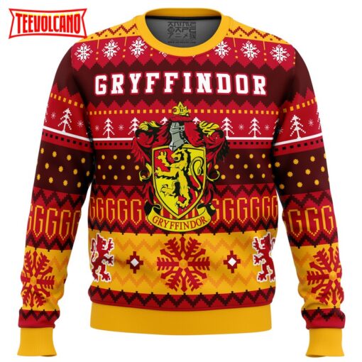 Harry Potter Gryffindor House Ugly Christmas Sweater