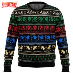 Harry Potter Hogwarts Houses Ugly Christmas Sweater