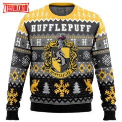 Harry Potter Hufflepuff House Ugly Christmas Sweater