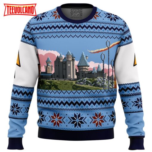 Harry Potter Retro Hogwarts Ugly Christmas Sweater