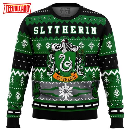 Harry Potter Slytherin House Ugly Christmas Sweater