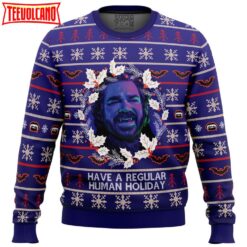 Have A Regular Human Holiday Ugly Christmas Sweater