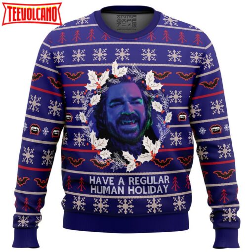 Have A Regular Human Holiday Ugly Christmas Sweater