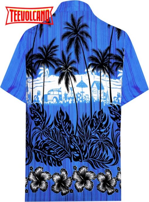 Hawaii Shirt Button Down Short Sleeve Beach Shirt Men Aloha Pocket Summer Shirt