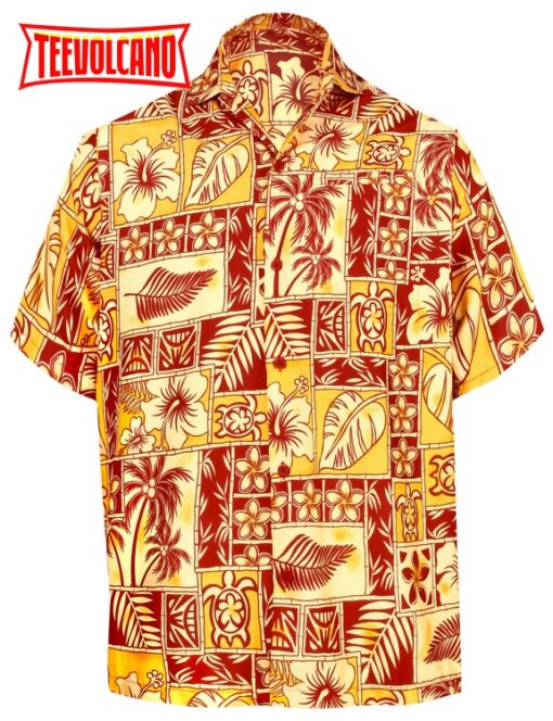 Hawaii shirt Casual Button Down Short Sleeve Beach Shirt Aloha Pocket shirt Summer Trending