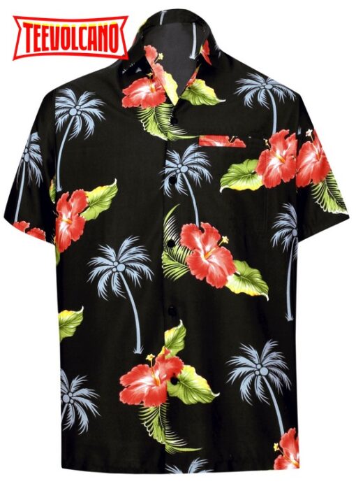 Hawaii Summer shirt Casual Button Down Short Sleeve Beach Shirt Men Aloha Pocket shirt Halloween