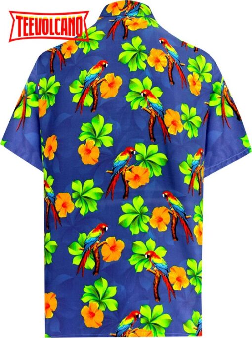 Hawaii summer shirt Casual Button Down Short Sleeve Beach Shirt Men Aloha Pocket shirt