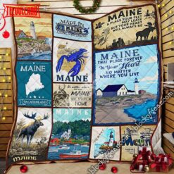 Heart Of Maine 3D Quilt Blanket