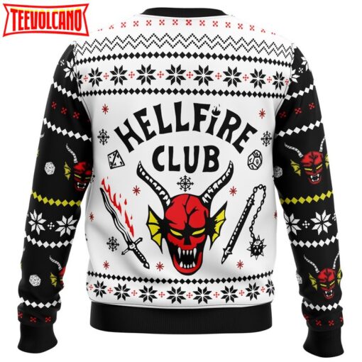 HellFire Club Stranger Things Ugly Christmas Sweater