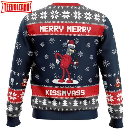 Hey! We Wish You a Futurama Ugly Christmas Sweater