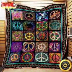 Hippie Color The Soul Cute Hippie Blanket