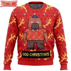 Hiroshi Odokawa Odd Taxi Ugly Christmas Sweater