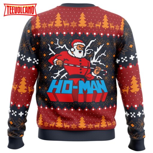 Ho-Man Santa Claus Ugly Christmas Sweater