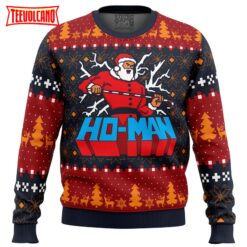 Ho-Man Santa Claus Ugly Christmas Sweater