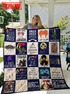 Hocus Pocus 3D Customized Quilt Blanket