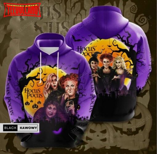 Hocus Pocus Halloween Hoodie 3D