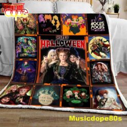 Hocus Pocus Witches Halloween Sofa Fleece Throw Blanket