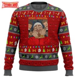 Home Malone Meme Ugly Christmas Sweater