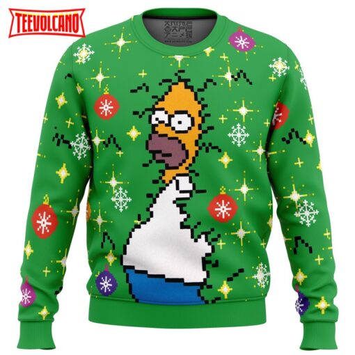 Homer Bush Meme The Simpsons Ugly Christmas Sweater