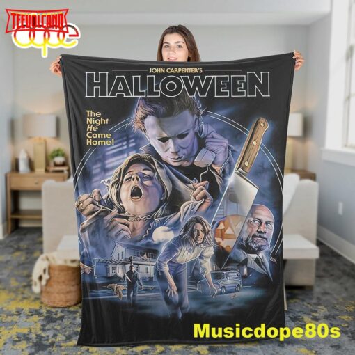 Horror Killer Michael Myers Scary Halloween Movie Fleece Blanket