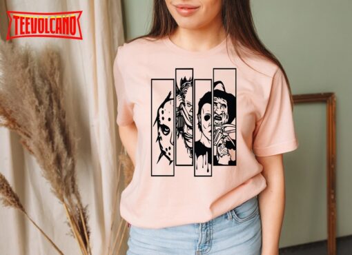 Horror Movie Characters Picture, Horror Characters Shirt