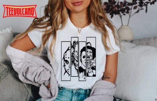 Horror Movie Characters Picture, Horror Characters Shirt